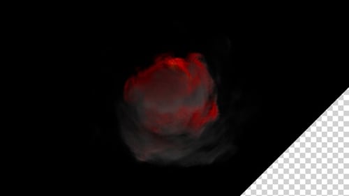 Tornado Fire With Dark Smoke V5
