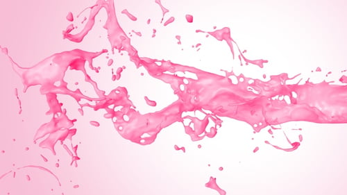 Erdbeer-Milchshake Splash V4