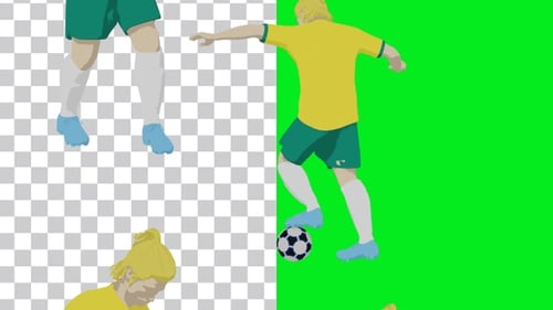 Australia footballer animation Portrait