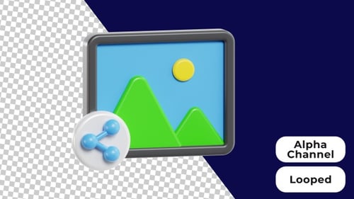 Compartilhamento de imagens animadas em 3D | Alpha Channel