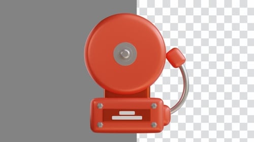 3D Animation of Fire Alarm Demonstrating the Activation and Functionality of Fire Detection Systems