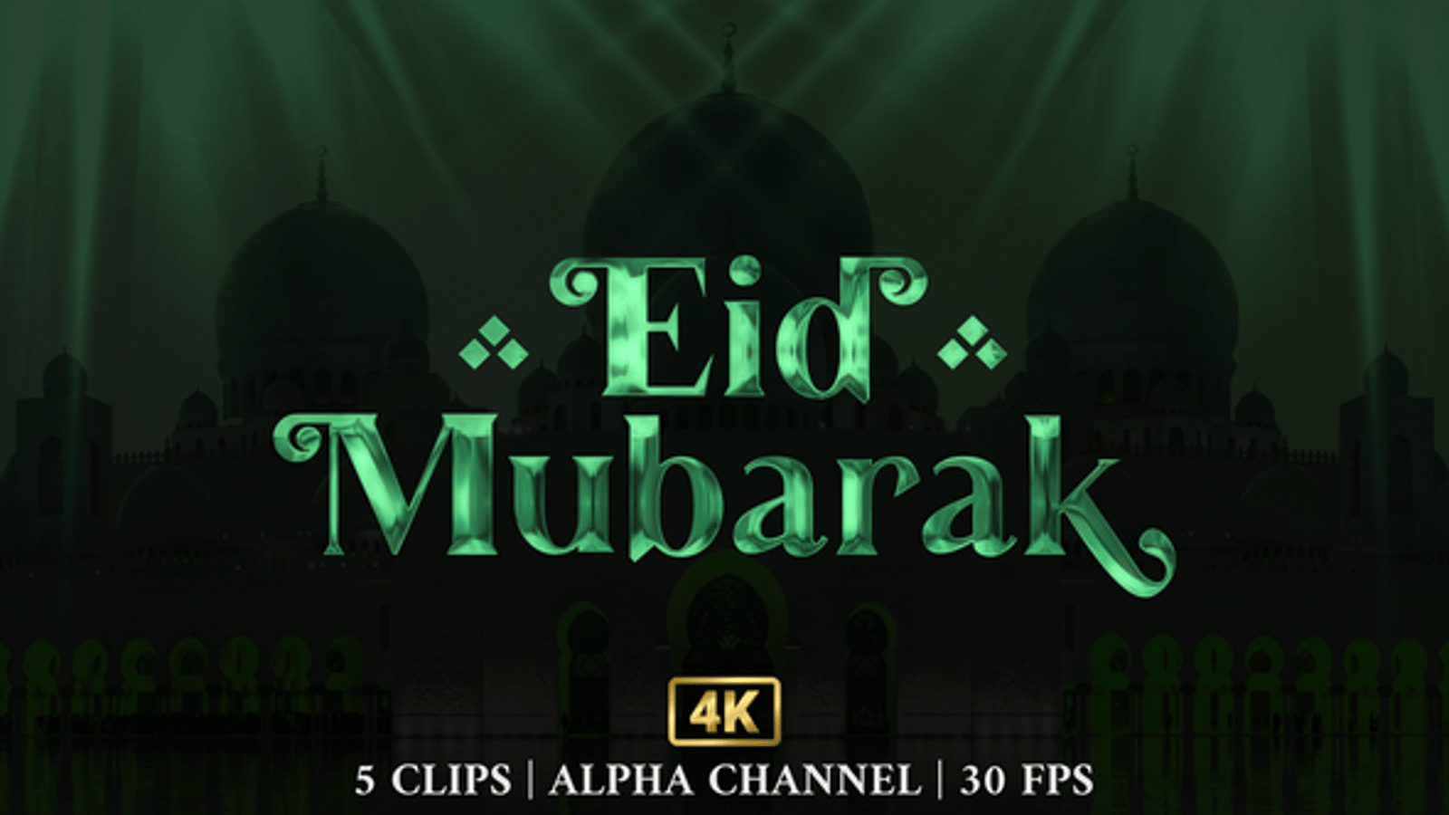 Eid Mubarak Animation , Revealer Motion Graphics ft. text & greeting ...