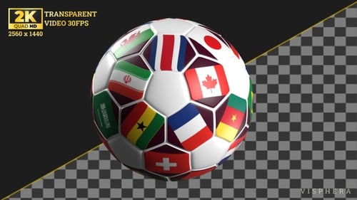 Rotierender Fußball