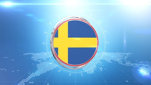 Sleek Metallic Circle Logo Reveal for Broadcast