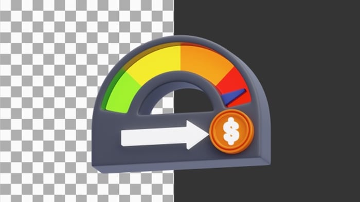 review improve credit score animation 4k on alpha channel, Backgrounds ...