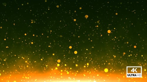Green Particles Background Loop V4