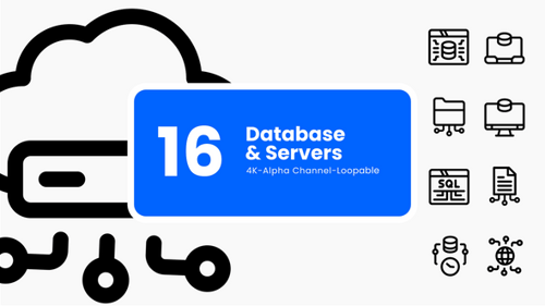 Database & Servers Icon Pack