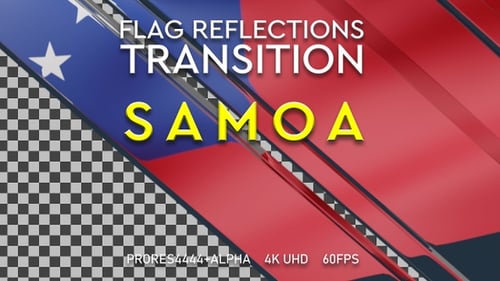 Bandera de Samoa de transición | UHD | 60fps