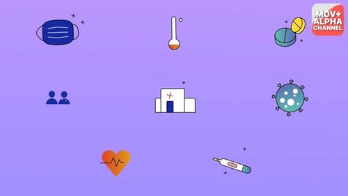 Medicine Disease Icons | Motion Graphics