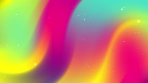 Vibrant Fluid Color Gradient Abstract Background Loop