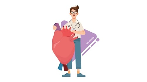 Animated Heart And Doctor