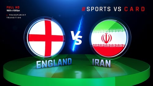 SPORTS VS CARD/ENGLAND VS IRAN