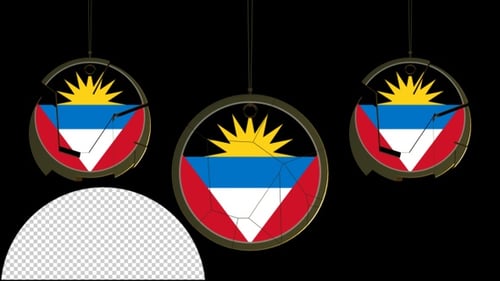 Metallic Clock Geometric Reveal and Shatter