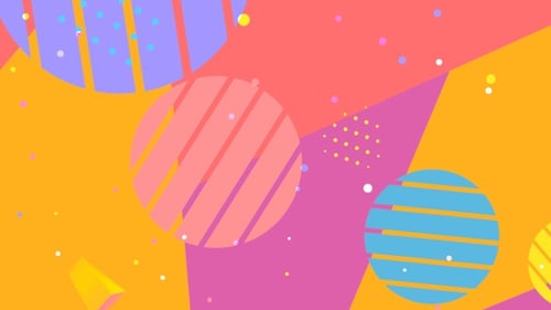 Colorful Striped Circles