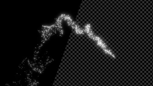 Particle Trails Close Up