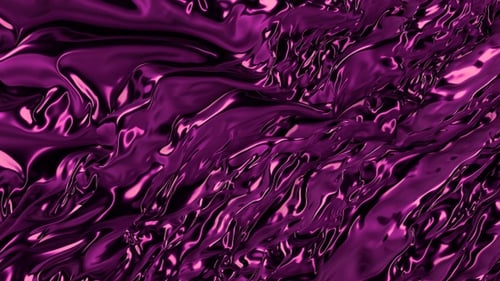 Fluid Metallic Purple Reveal on Textured Background Transition