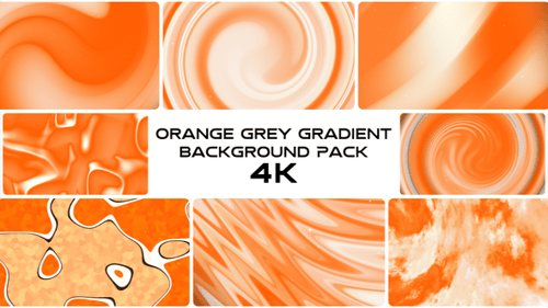 Abstract Orange Fluid Animated Backgrounds Pack