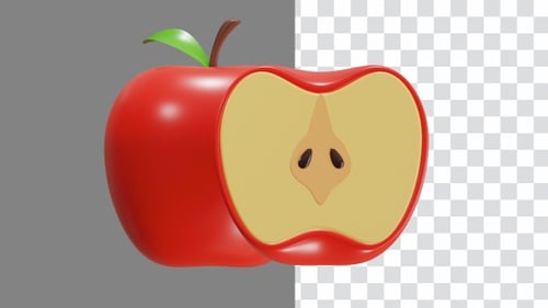 3D Animation of Apple