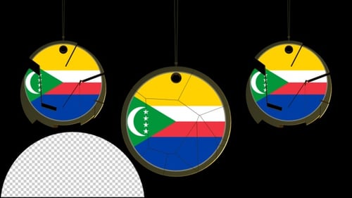 3D Geometric Flag Reveal Animation