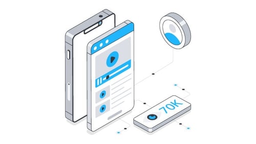 Mobile Streaming Isometric Animation Alpha Channel