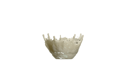 Fundo transparente Milk Crown Splash Vol 1