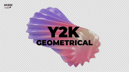 3 D Animation Y2 K 3 D Geometric Purple Red V7 Loop No Background