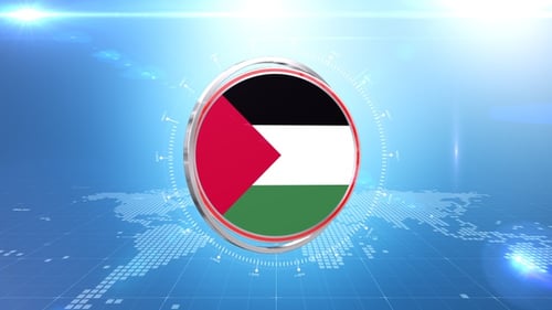 Metallic Circle Broadcast Logo Reveal