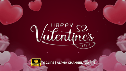 Elegant Colorful Brush Stroke Calligraphy Text Reveal with Heart