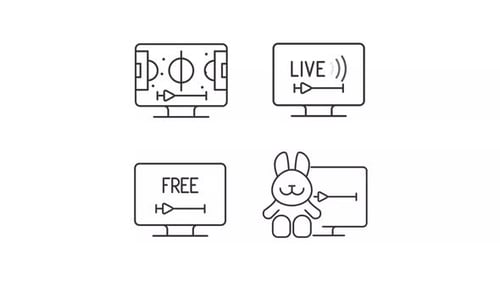 Íconos de monitores animados