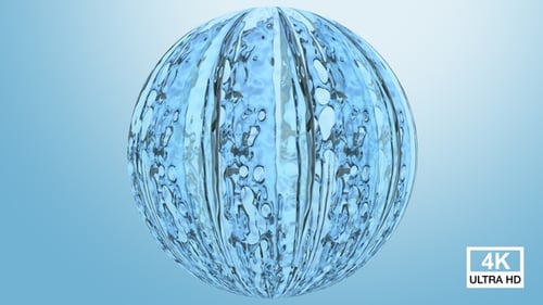 Fluid Abstract Water Sphere Reveal Transition