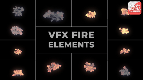 VFX Fire Elements | Motion Graphics