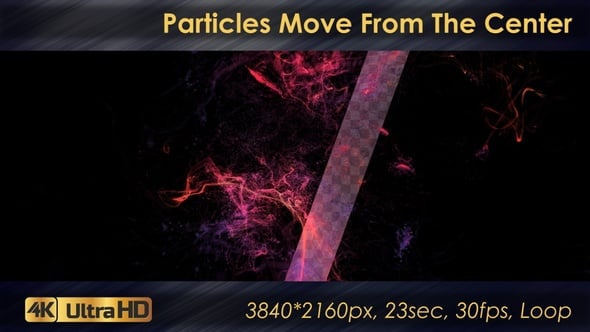 Particles Move From The Center, Particles Motion Graphics ft. particle ...