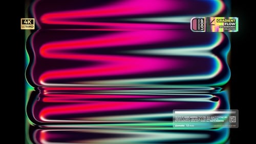 Neon Flow Gradient Loop Background