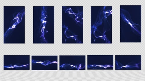 10 Blue Wavy Glowing Backgrounds
