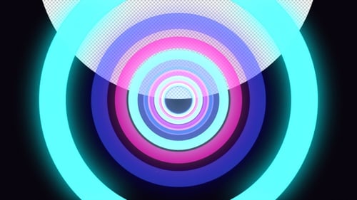 Fundo transparente de luz de néon abstrato