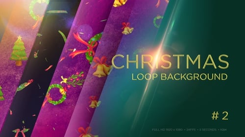 Weihnachts-Loop-Hintergrund 2