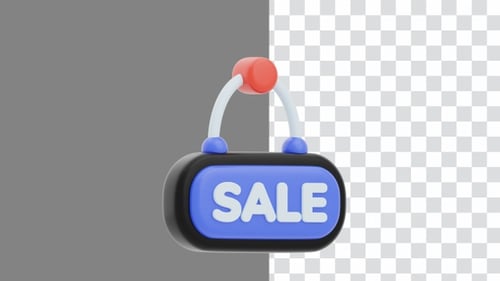 3D Animation of Property Sale Board | Alpha Channel