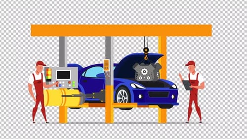 Car Diagnostics | Alpha Channel