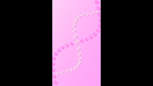 Vertical abstract rotating spiral of spheres loop animation background