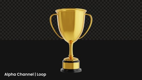 3D Trophy Animation | Alpha Loop