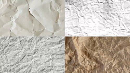 Natural Crumpled Paper Textures for Backgrounds and Overlays