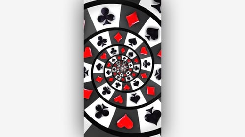 Infinite Playing Card Symbol (Vertical)