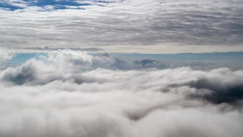 8K Above The Clouds From Mountain Summit