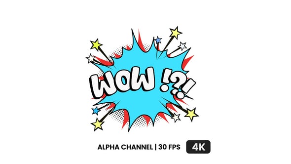 Comic Burst Bubble Call Out Animation, Elements Motion Graphics ft ...