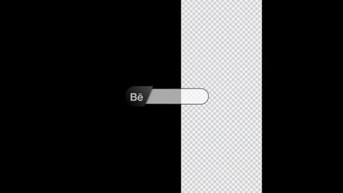 Animation des unteren Drittels von Behance