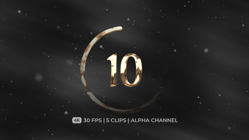 Countdown Timer Comet Rotation