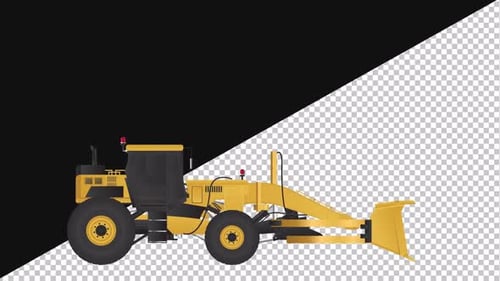 heavy machinery Animated | Alpha channel