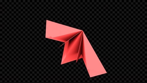 Abstract Origami Geometric Folding Transition