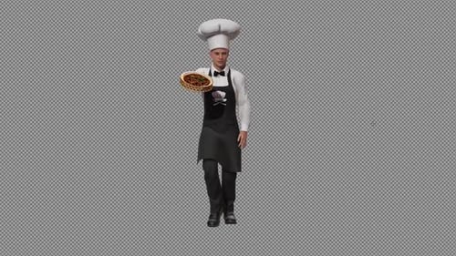 Chef Cool Walk With Dish