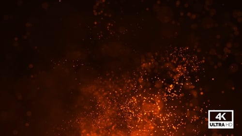 Feuerpartikel Funken-Hintergrund 4K V2